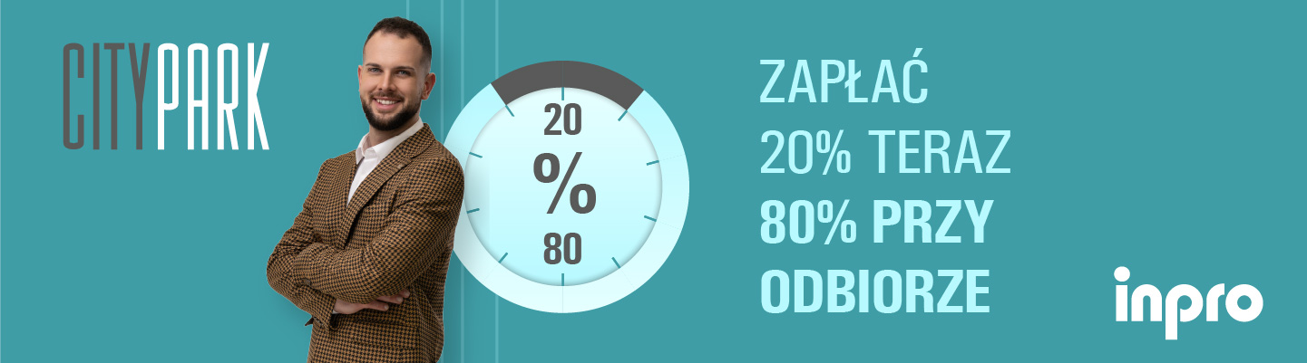 Osiedle City Park Gdańsk Zaspa - zapłać 20% teraz 80% przy odbiorze mieszkania