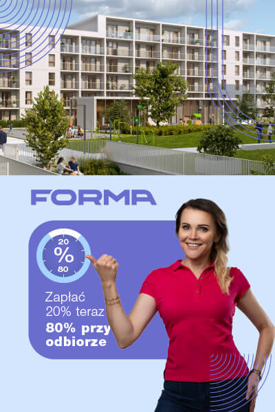 Osiedle Forma Elbląg - zapłać 20% teraz 80% przy odbiorze mieszkania