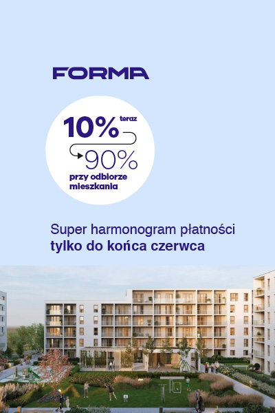Zapłać 10% teraz, 90% przy odbiorze mieszkania
