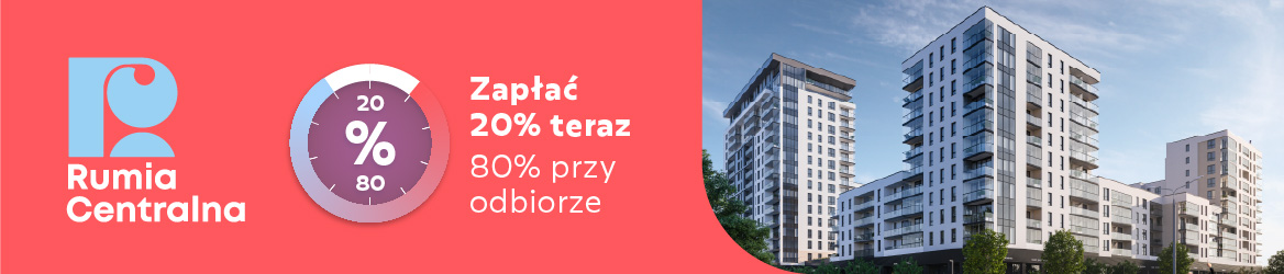Wygodny harmonogram płatności 20% / 80%