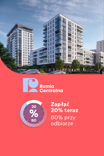 Wygodny harmonogram płatności 20% / 80%