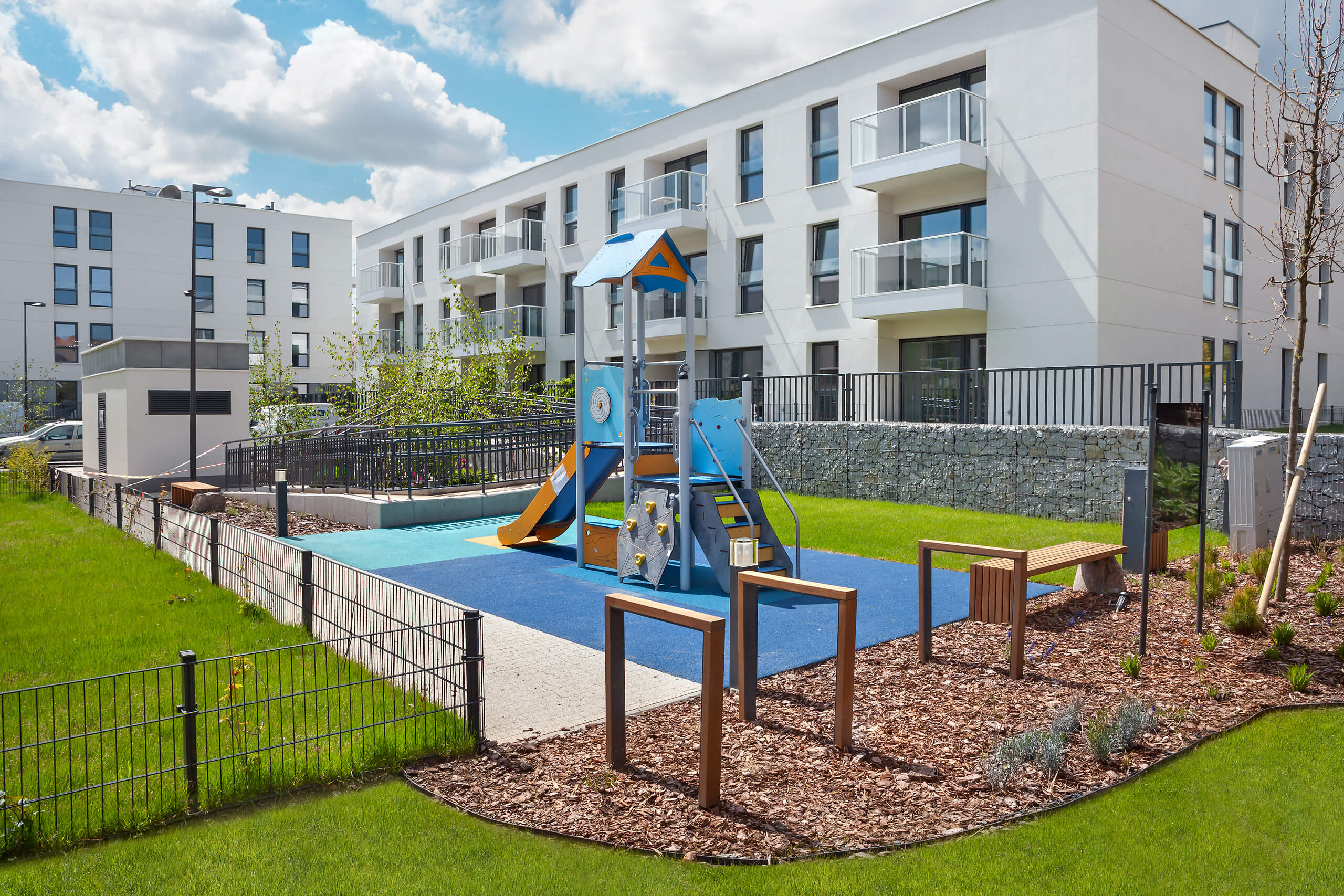 Plac zabaw na osiedlu Azymut w Gdyni