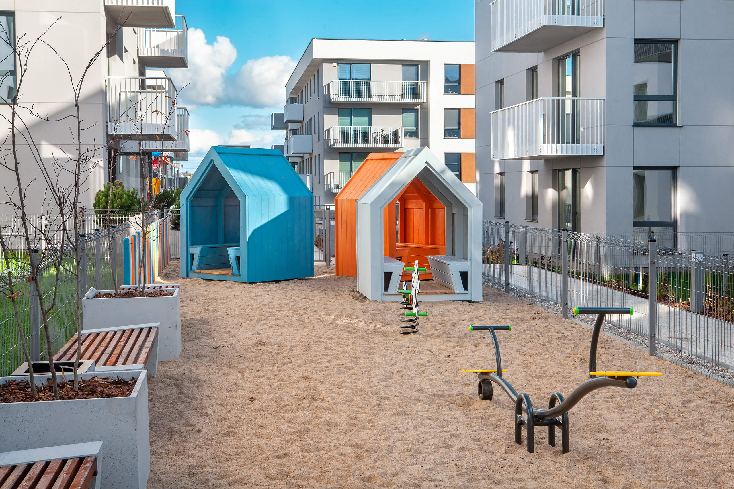 plac zabaw na osiedlu Debiut w Pruszczu Gdańskim