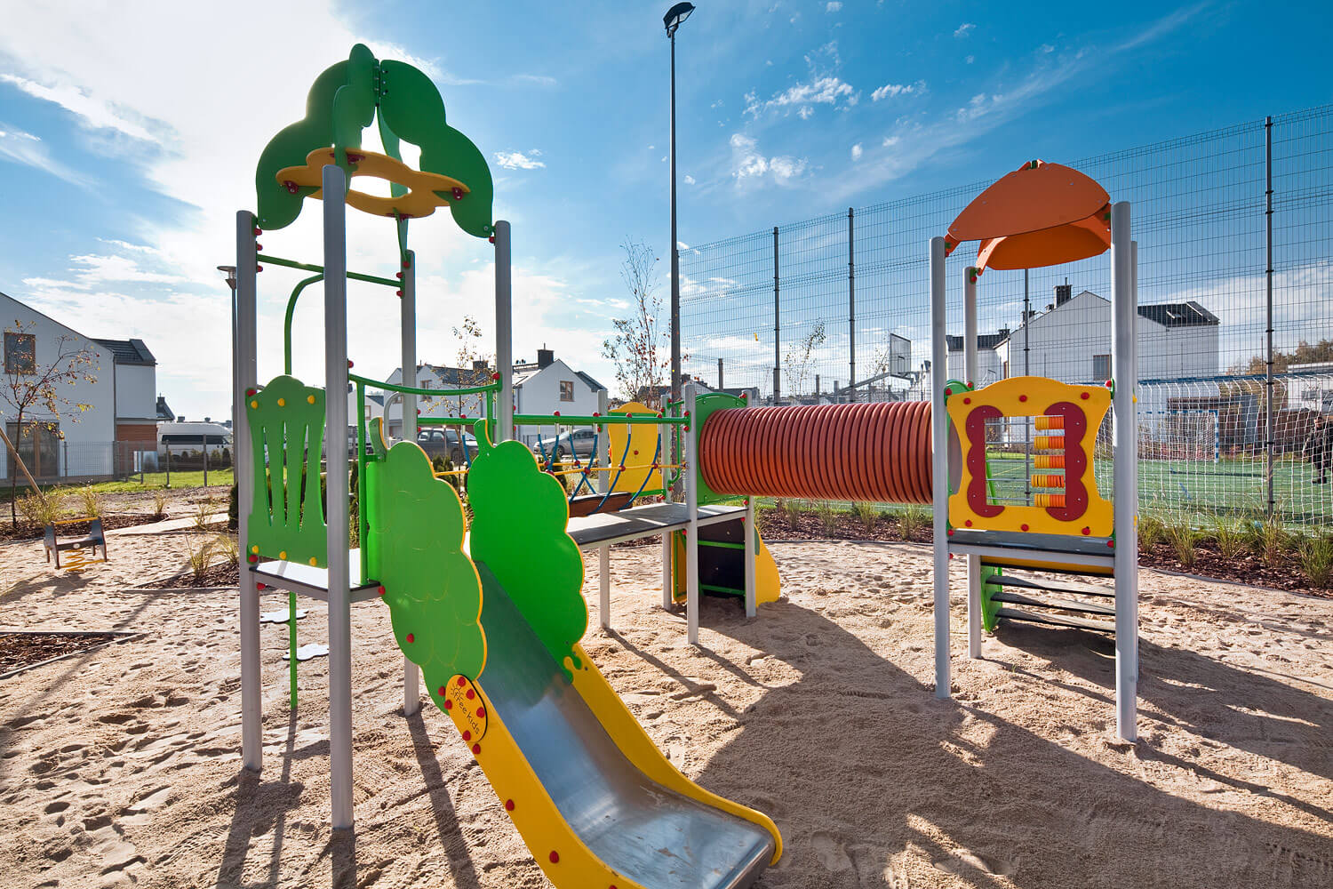 plac zabaw na osiedlu Wróbla Staw w Gdańsku